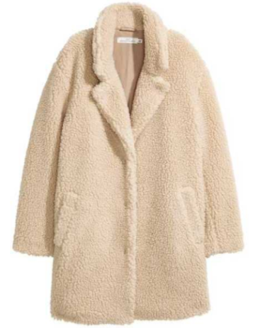 Teddy Coat, Warm and Cozy, Fashion, H&M