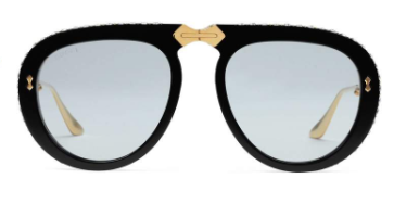 Gucci Aviator Foldable Acetate Sunglasses
