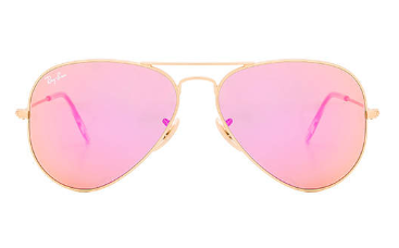 Ray Ban Pink Aviator Sunglasses